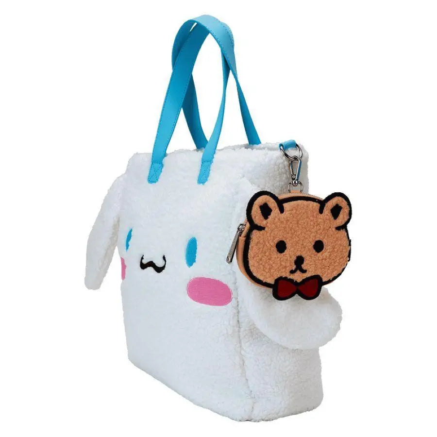 Hello Kitty - Cinnamoroll Sherpa Tote Bag with Coin Bag