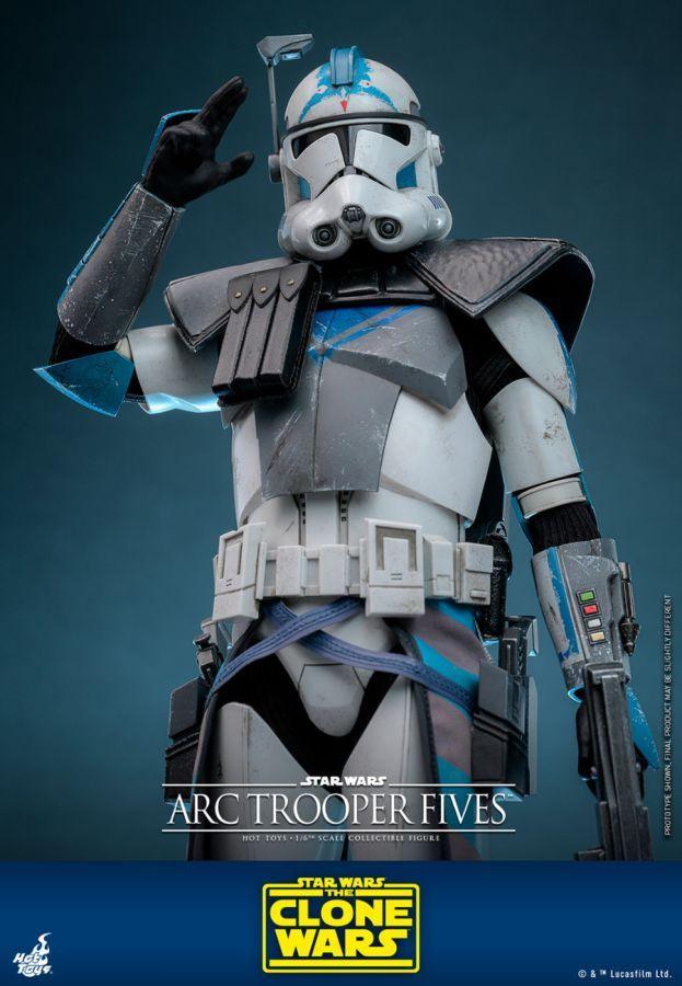 Star Wars: The Clone Wars - Arc Trooper Fives 1:6 Scale Collectable Action Figure