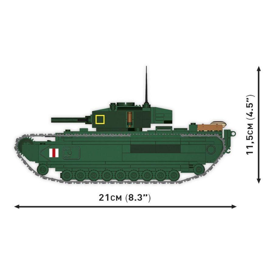 World War 2 - Mark IV Churchill Construction Brick Set (668 Pieces)