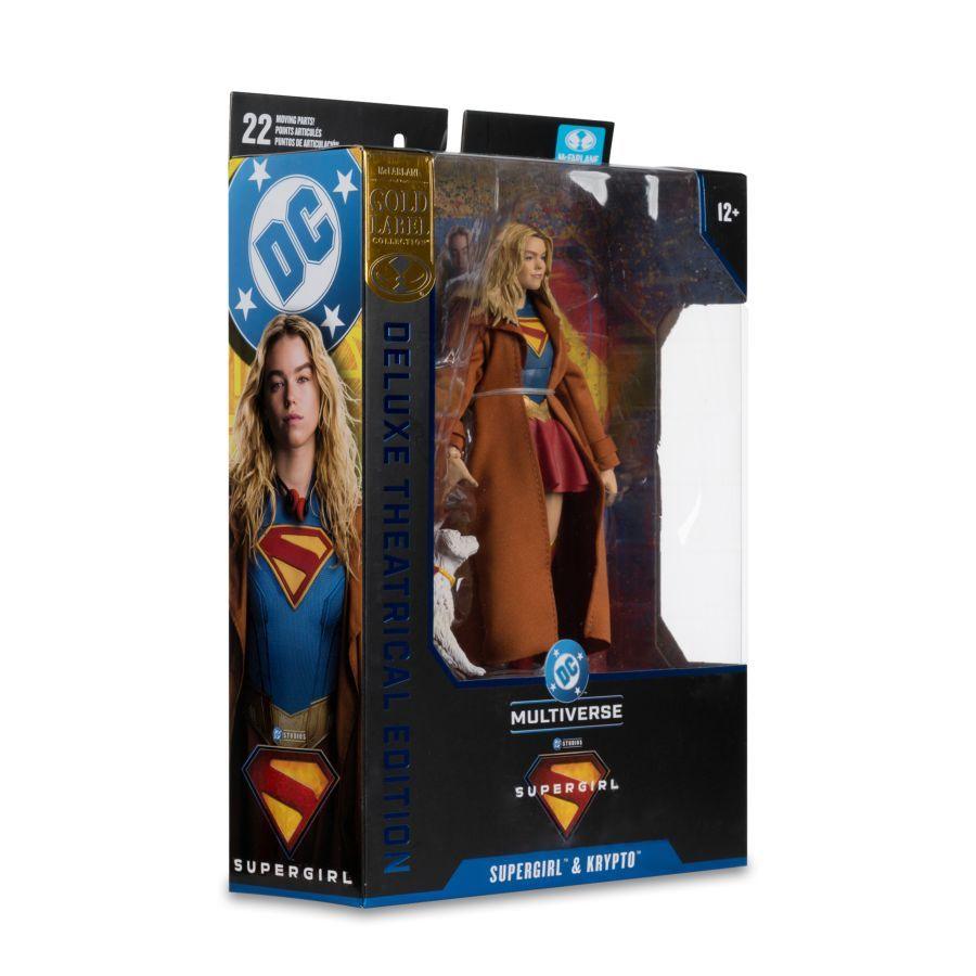 Supergirl (2026) - Supergirl and Krypto Deluxe 7″ Gold Label Figure