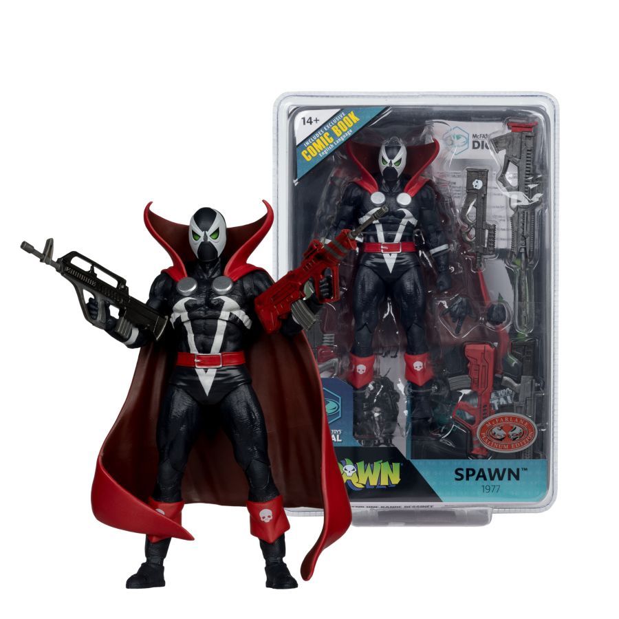 Spawn - 1977 Spawn (with Comic) 7″ Action Figure Assortment