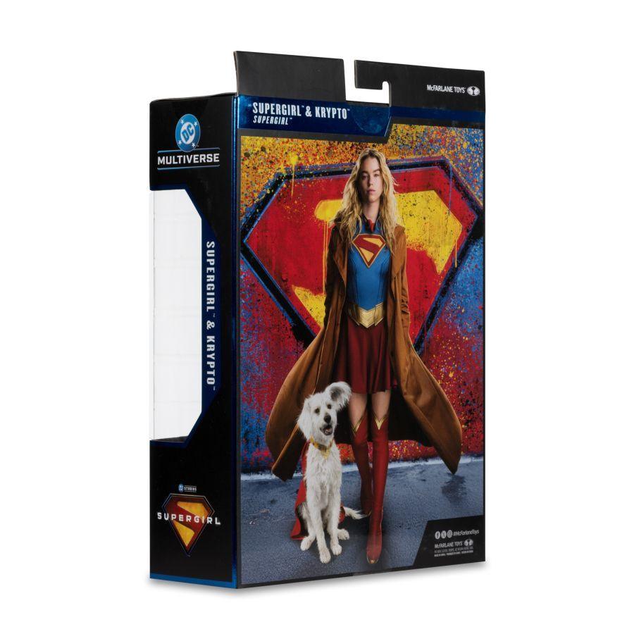 Supergirl (2026) - Supergirl and Krypto Deluxe 7″ Gold Label Figure
