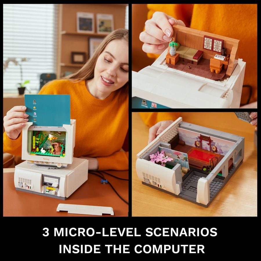 Retro Collection - Retro computer (1946 Piece Kit)