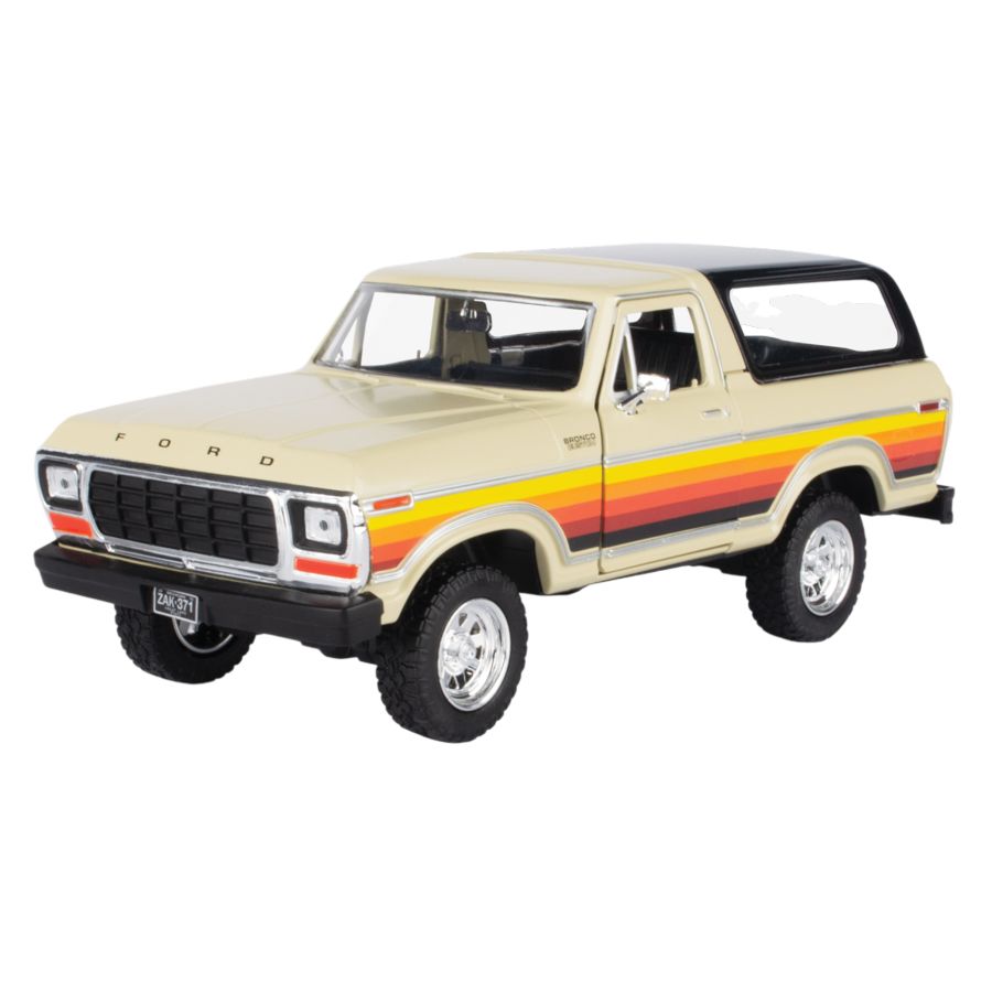 Platinum Collection - 1978 Ford Bronco - Free Wheeling Version 1:24 Scale Diecast Vehicle