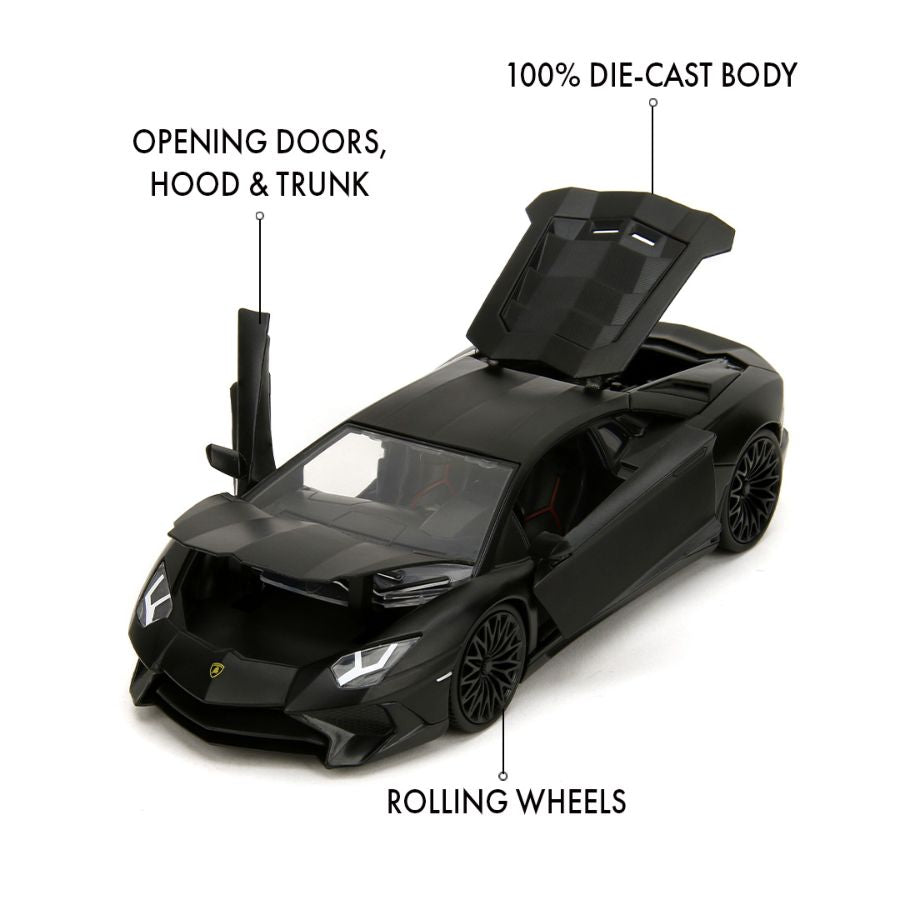 FF - 1:24 Scale Shaw's Lamborghini Aventador Diecast (Model Car)