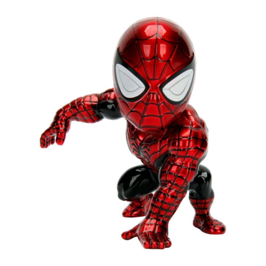 Spider-Man (comics) - Spider-Man Red / Black 4″ Metals