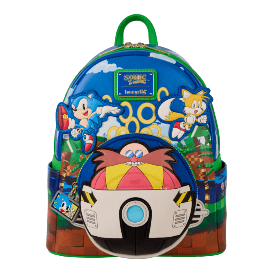 Sonic the Hedgehog - Green Hill Zone Loungefly Backpack