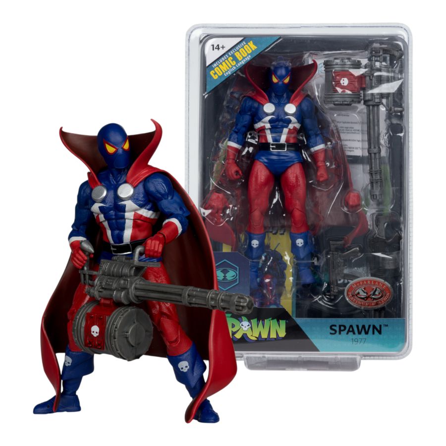 Spawn - 1977 Spawn 7″ Action Figure with Comic
