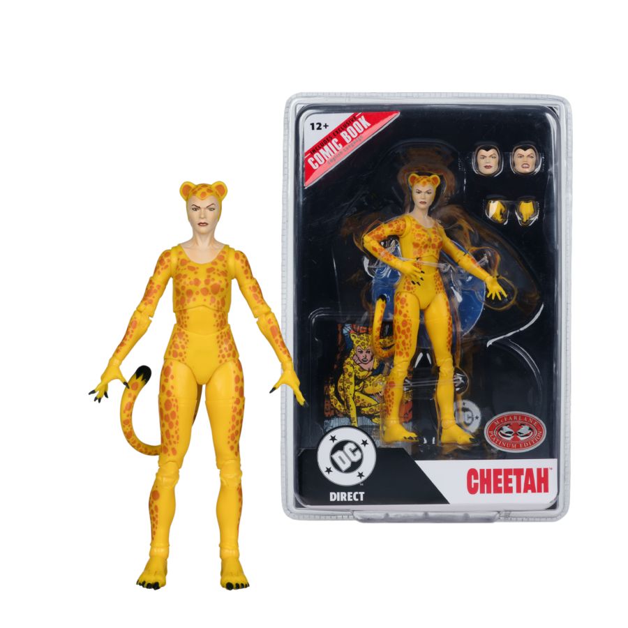 DC Direct - Cheetah (Crisis On Infinite Earths) Page Punchers 7 ” Figure with Comic (Chase)