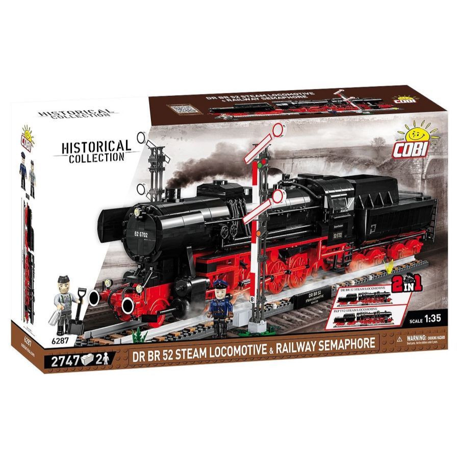 Trains - DRB Class 52 Steam Locomotive & Rail Construction Brick Set (2747 Pieces)