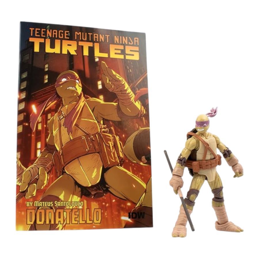 Teenage Mutant Ninja Turtles (comics) - Donatello BST AXN Action Figure & Comic Book (Wave 3)
