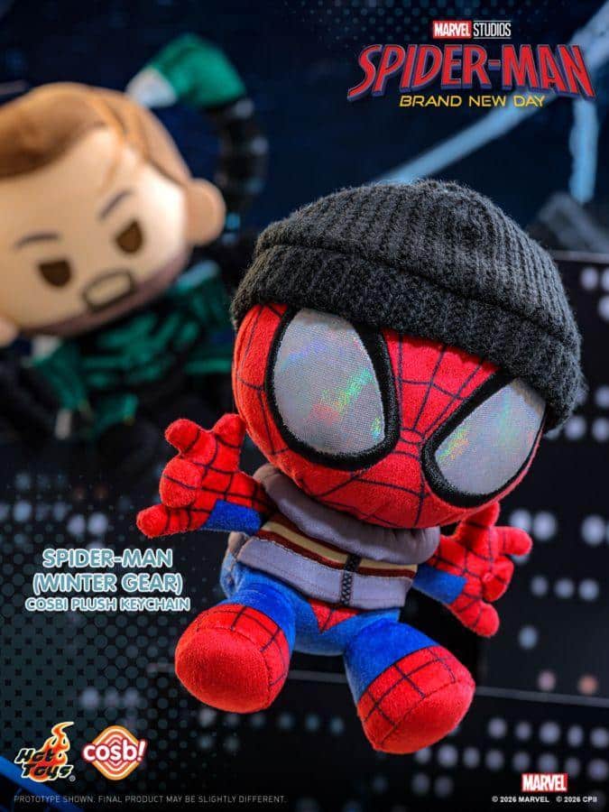 Spider-Man: Brand New Day - Spider-Man Cosbi Plush Keychain Assortment (Display of 8)