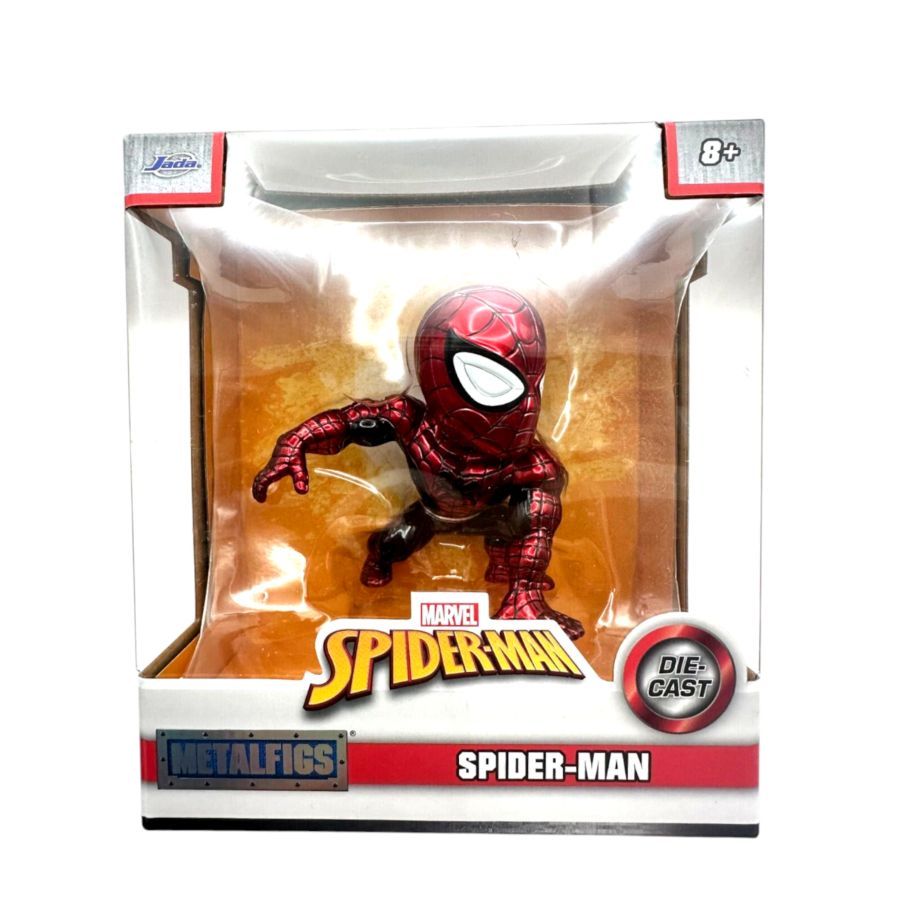 Spider-Man (comics) - Spider-Man Red / Black 4″ Metals