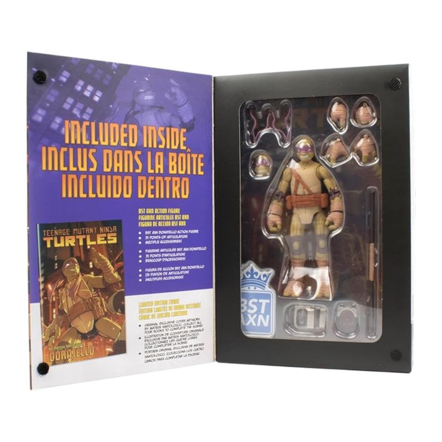 Teenage Mutant Ninja Turtles (comics) - Donatello BST AXN Action Figure & Comic Book (Wave 3)