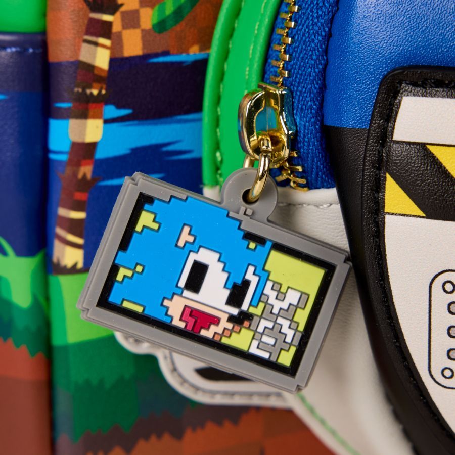 Sonic the Hedgehog - Green Hill Zone Loungefly Backpack