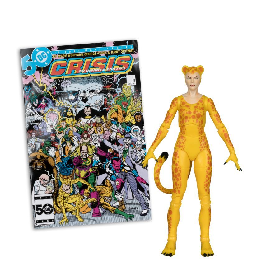 DC Direct - Cheetah (Crisis On Infinite Earths) Page Punchers 7 ” Figure with Comic (Chase)