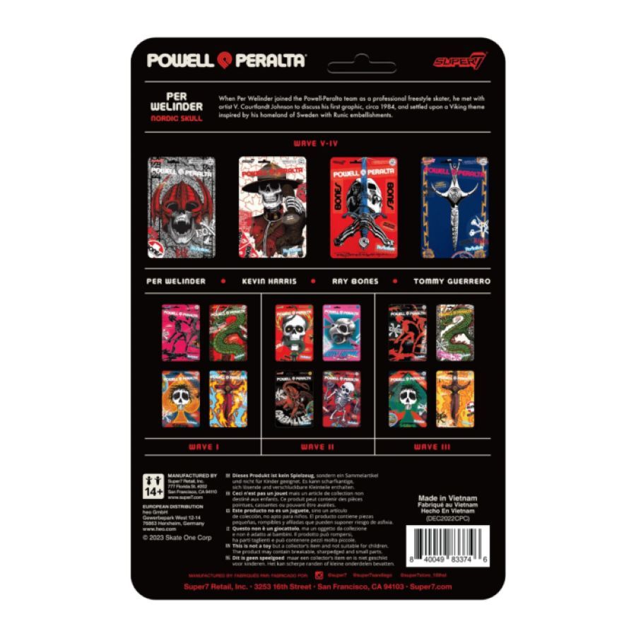 Powell Peralta - Per Welinder ReAction 3.75″ Action Figure [Wave 4]