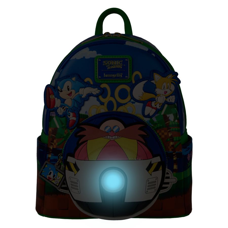 Sonic the Hedgehog - Green Hill Zone Loungefly Backpack