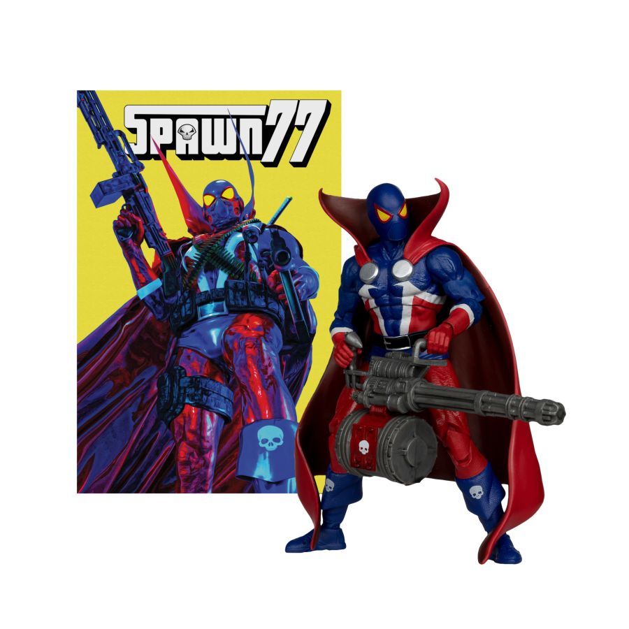 Spawn - 1977 Spawn 7″ Action Figure with Comic