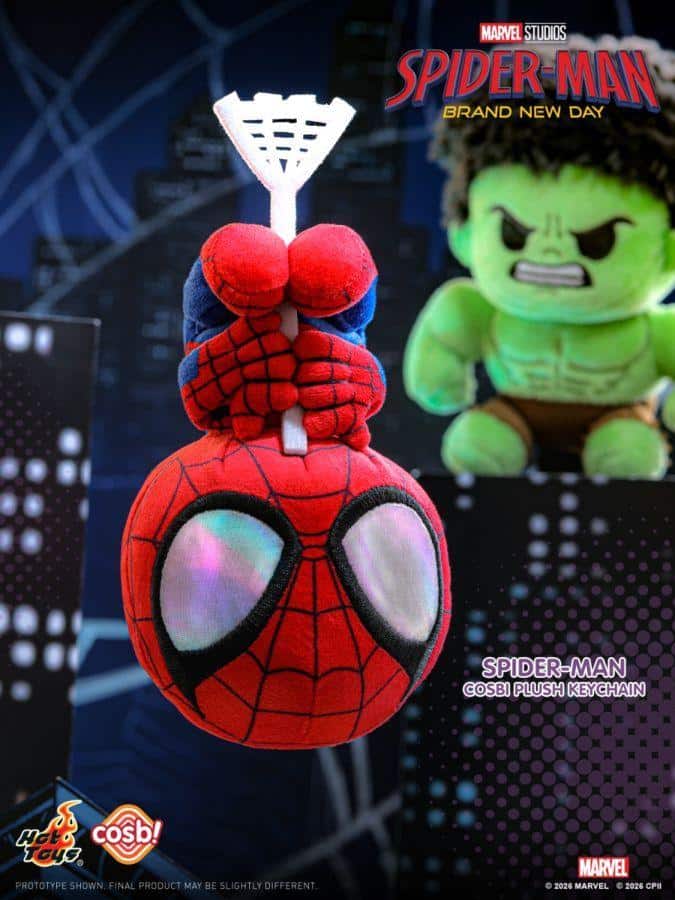 Spider-Man: Brand New Day - Spider-Man Cosbi Plush Keychain Assortment (Display of 8)