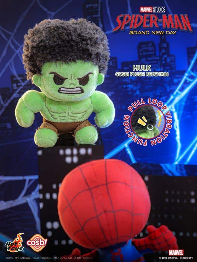 Spider-Man: Brand New Day - Spider-Man Cosbi Plush Keychain Assortment (Display of 8)