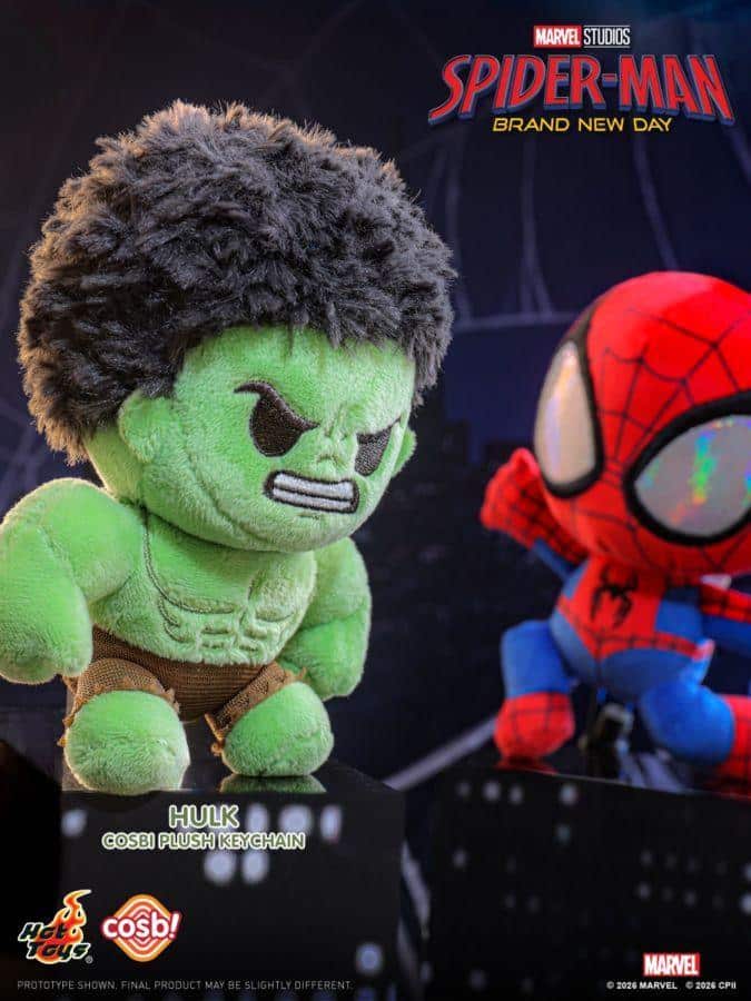 Spider-Man: Brand New Day - Spider-Man Cosbi Plush Keychain Assortment (Display of 8)