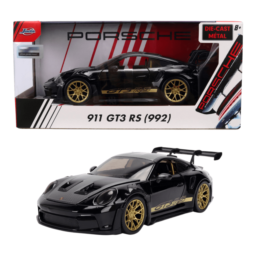 HyperSpec - 1:24 Porsche 911 GT3 RS (992) (Gloss Black) Diecast Vehicle