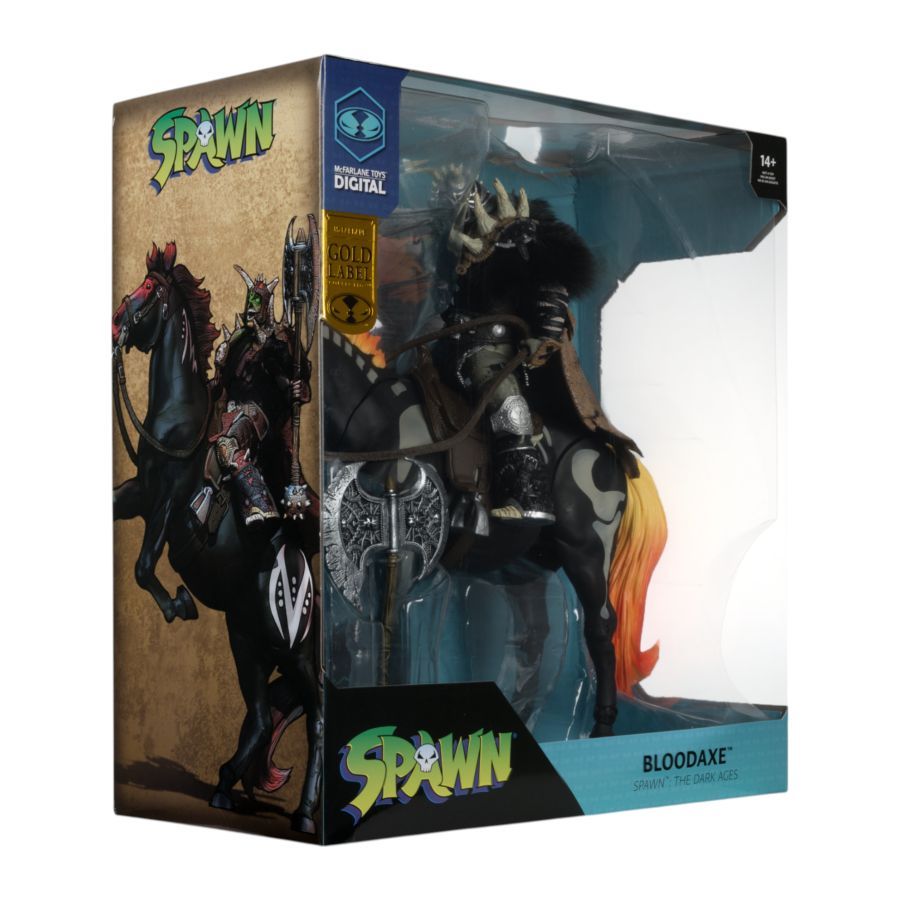 Spawn - Bloodaxe “Spawn The Dark Ages” 2PK Gold Label 7″ Figure