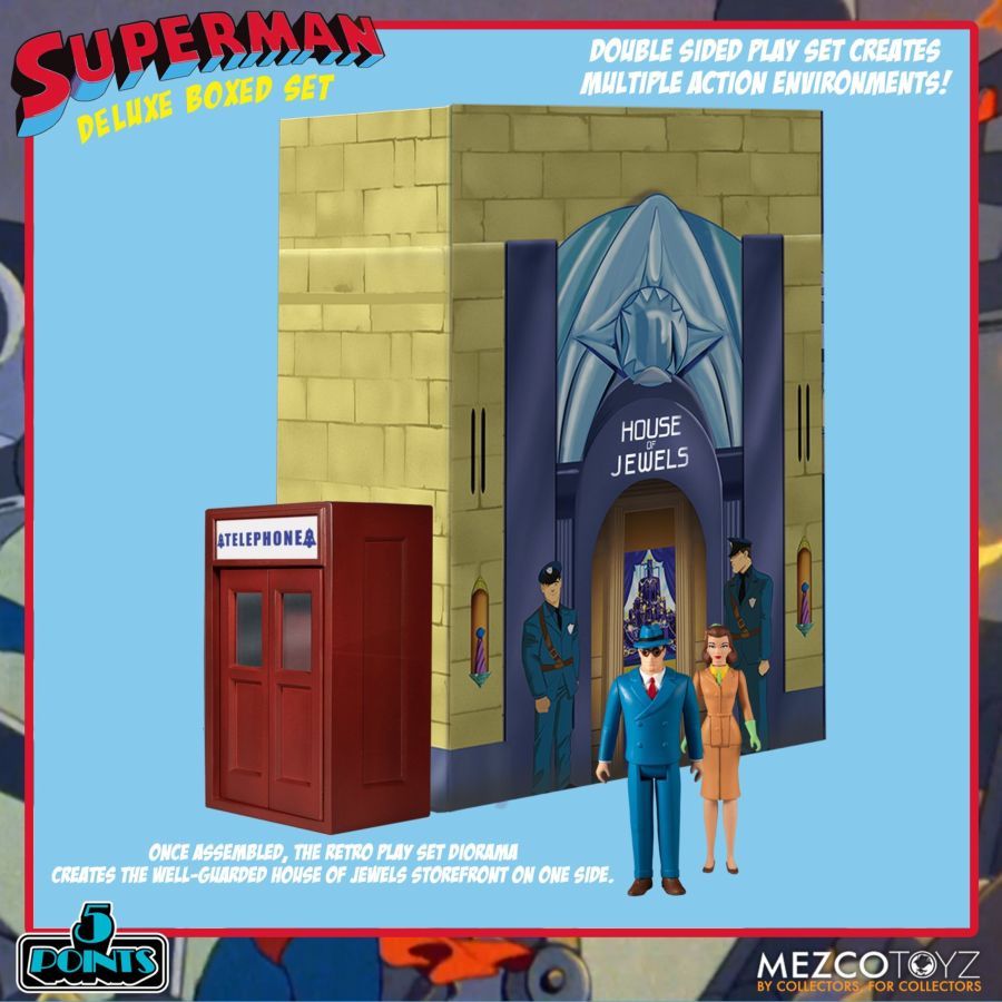 Superman The Animated Series - Mechanical Monsters 5 Points Action Figure Deluxe Box Set