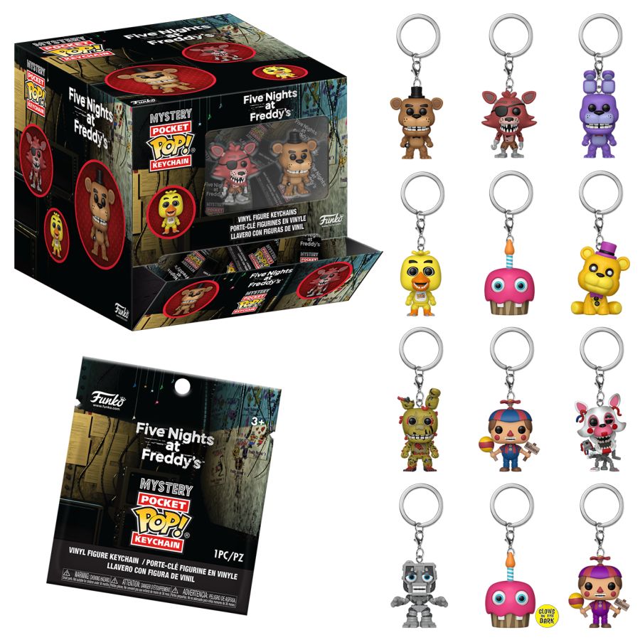 Five Nights at Freddy’s: Help Wanted 2 - Pop! Keychain Assortment (Display of 12)