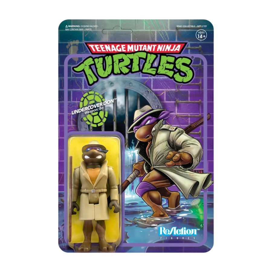Teenage Mutant Ninja Turtles (TV’87) - Undercover Donatello ReAction 3.75″ Action Figure