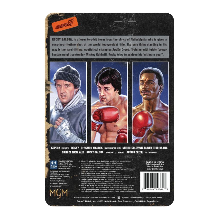Rocky - Rocky I Rocky Workout Reaction 3.75″ Figure
