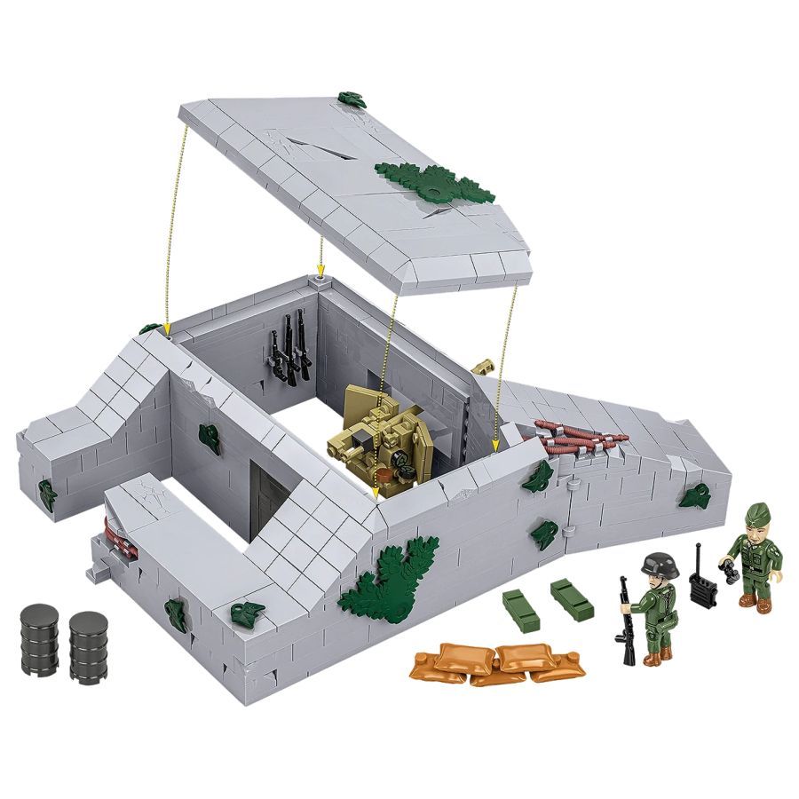 World War 2 - German Bunker Regelbau 667 Construction Brick Set (642 Pieces)