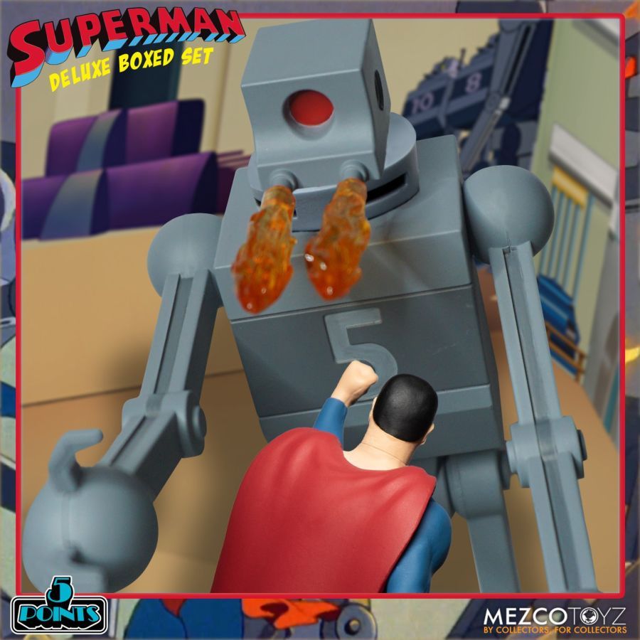 Superman The Animated Series - Mechanical Monsters 5 Points Action Figure Deluxe Box Set