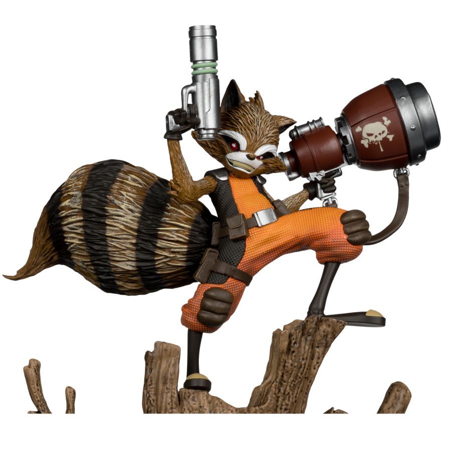 Marvel Comics - Rocket Raccoon with Comic (Chasing Tale #1) 1:6 Scale Figure