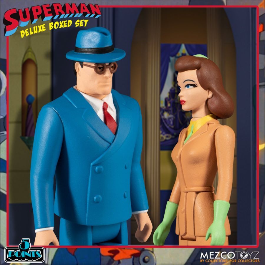 Superman The Animated Series - Mechanical Monsters 5 Points Action Figure Deluxe Box Set