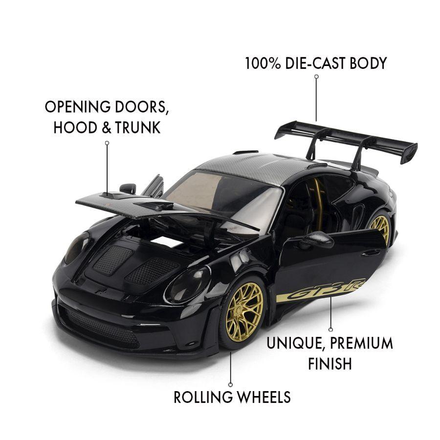 HyperSpec - 1:24 Porsche 911 GT3 RS (992) (Gloss Black) Diecast Vehicle