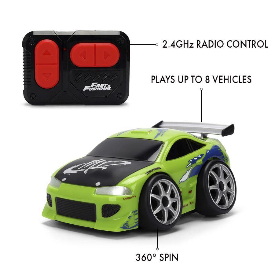 Fast & Furious - 1995 Mitsubishi Eclipse Small Blocks 1:28 Scale Remote Control Car