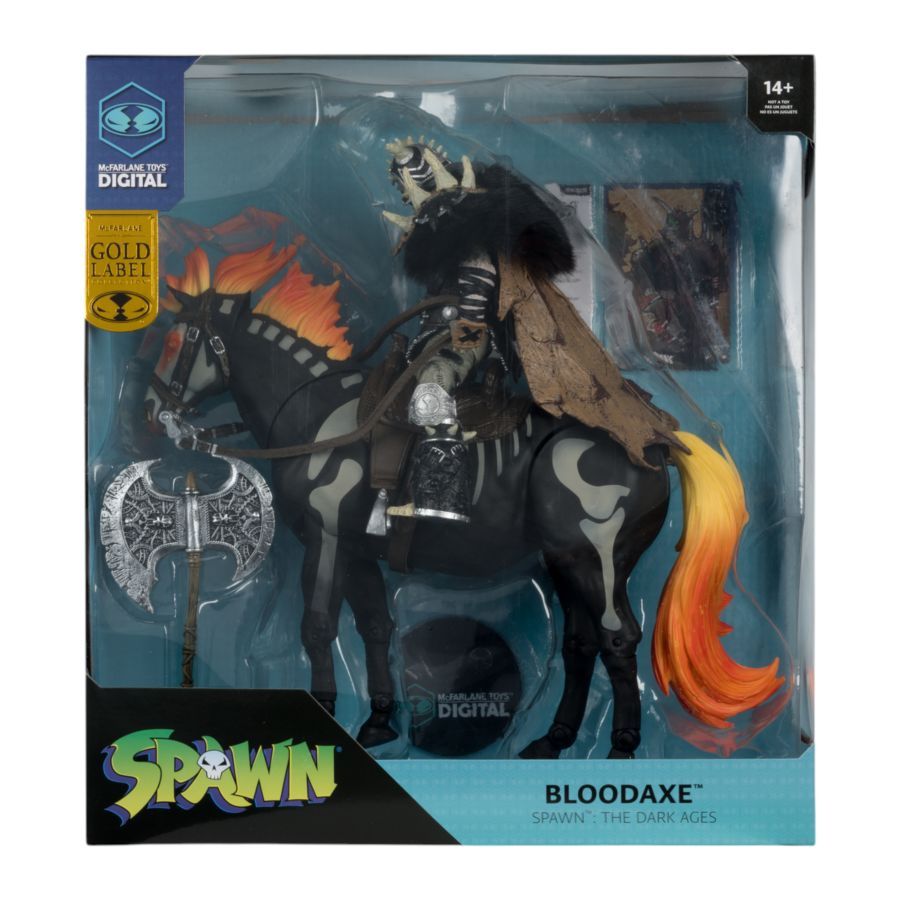 Spawn - Bloodaxe “Spawn The Dark Ages” 2PK Gold Label 7″ Figure