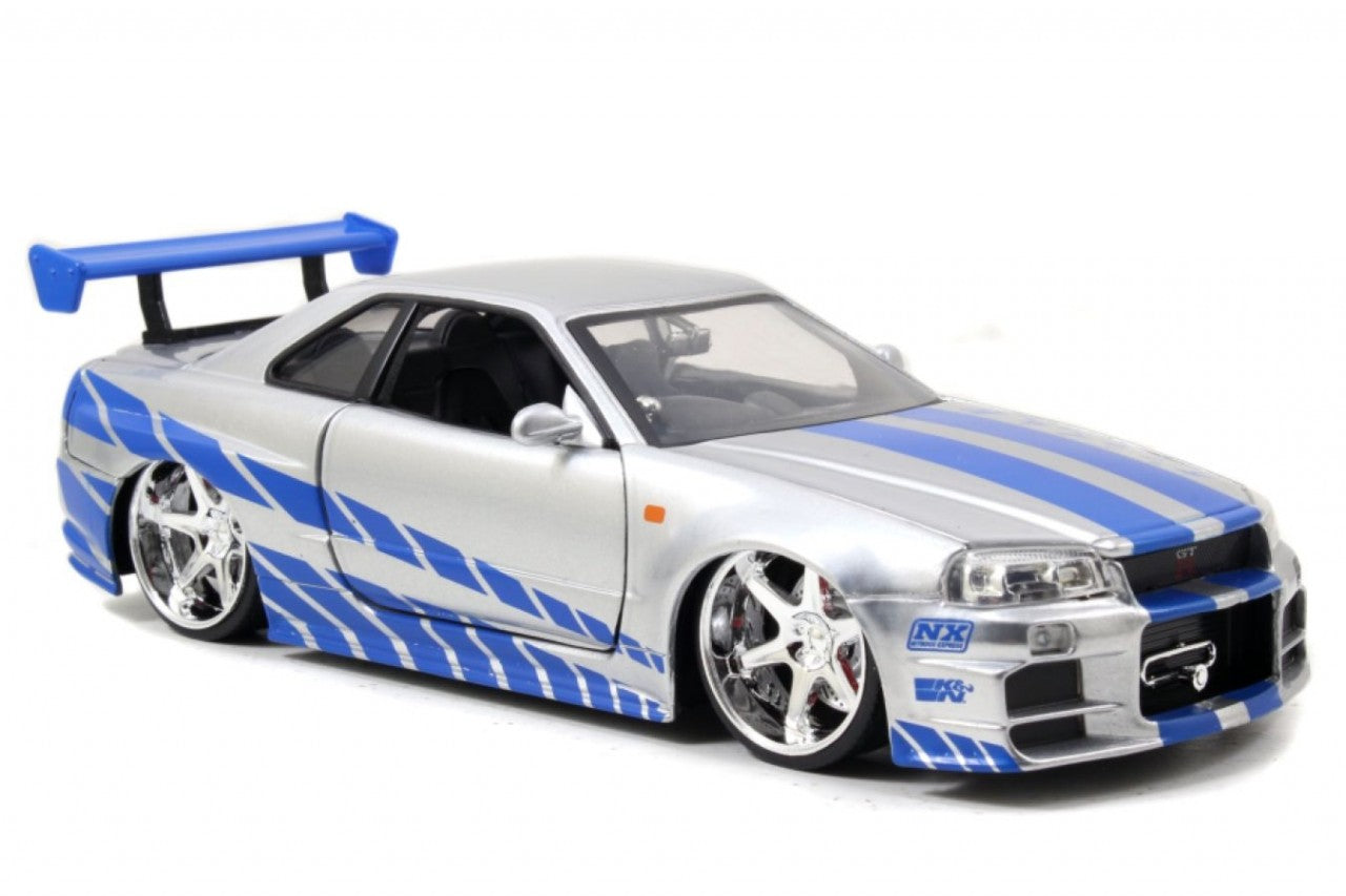 Fast And Furious - '02 Nissan Skyline GT-R 1:24 Scale Hollywood Ride (Model Car)