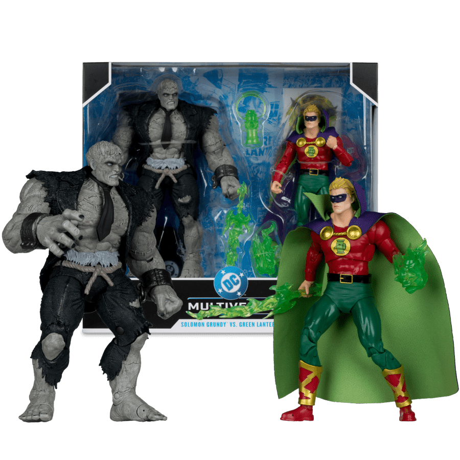 DC Multiverse - Solomon Grundy Vs Green Lantern 7″ Figure wth Megafig (2 Pack)