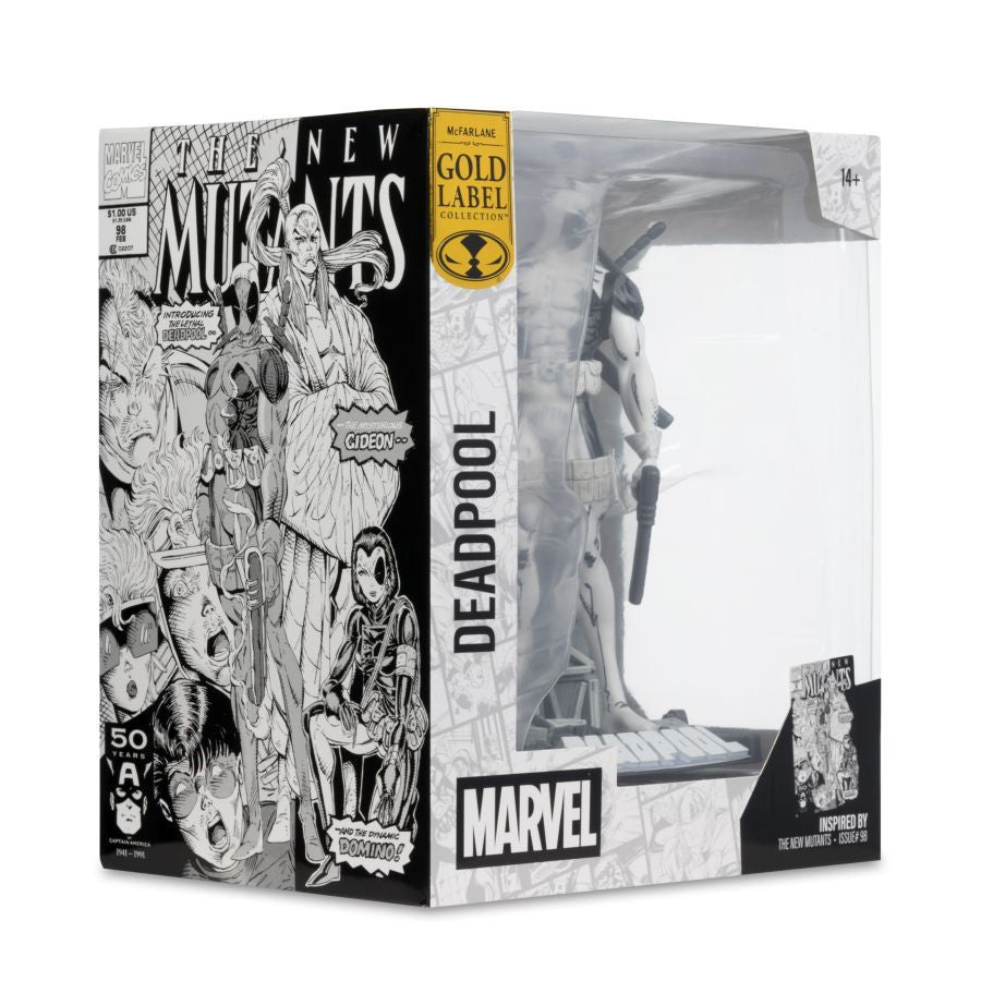 Marvel Comics - Deadpool (The New Mutants #98) Gold Label 1:10 Scale Figure