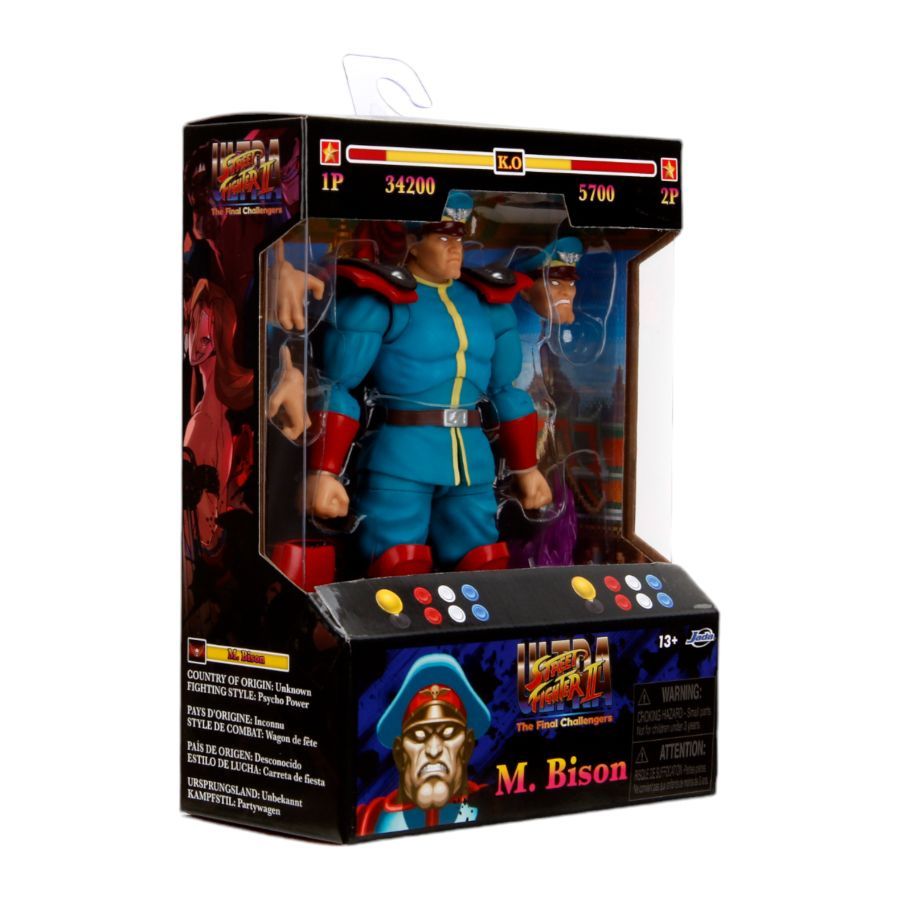 Street Fighter II - M Bison (Player 2) 6″ Action Figure