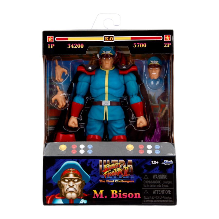 Street Fighter II - M Bison (Player 2) 6″ Action Figure