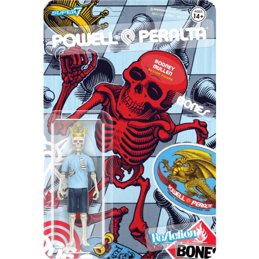 Powell Peralta - Rodney Mullen ReAction 3.75″ Action Figure [Wave 5]