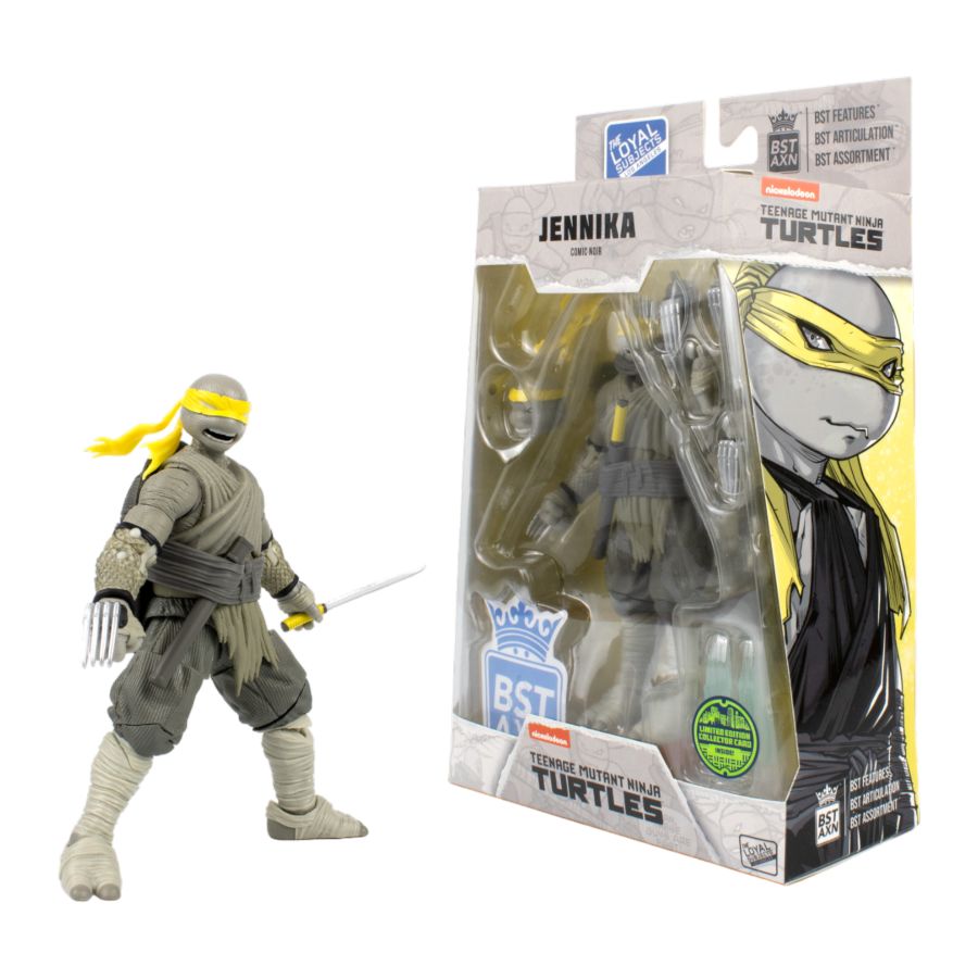 Teenage Mutant Ninja Turtles (comics) - Jennika (Greyscale) 5″ BST AXN Action Figure (Wave 3)