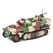 World War 2 - Sd.Kfz.251/9 Stummel Half-Track Construction Brick Set (485 Pieces)