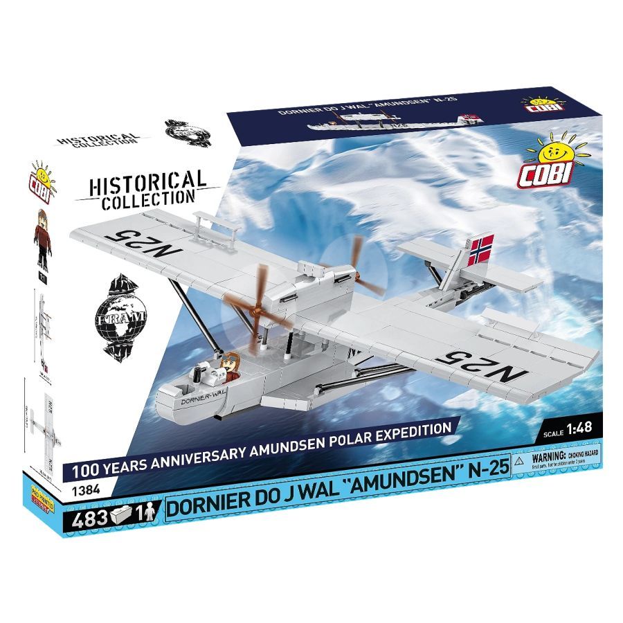 Historical Collection - Dornier Do JWal “Amundsen” N-25 Construction Set (483 Pieces)