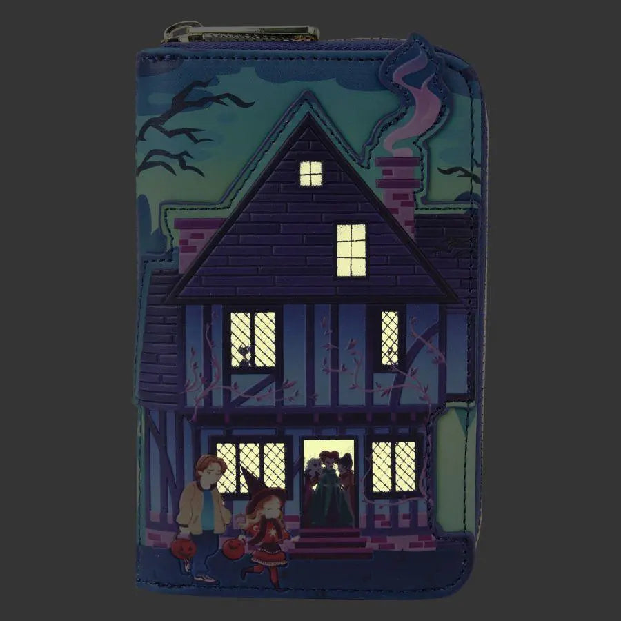 Hocus Pocus - Sanderson Sisters’ House Glow Zip Around Wallet