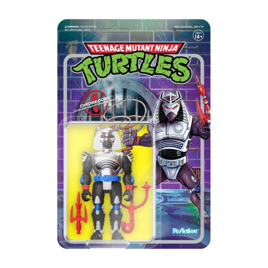 Teenage Mutant Ninja Turtles (TV’87) - Chrome Dome ReAction 3.75″ Action Figure